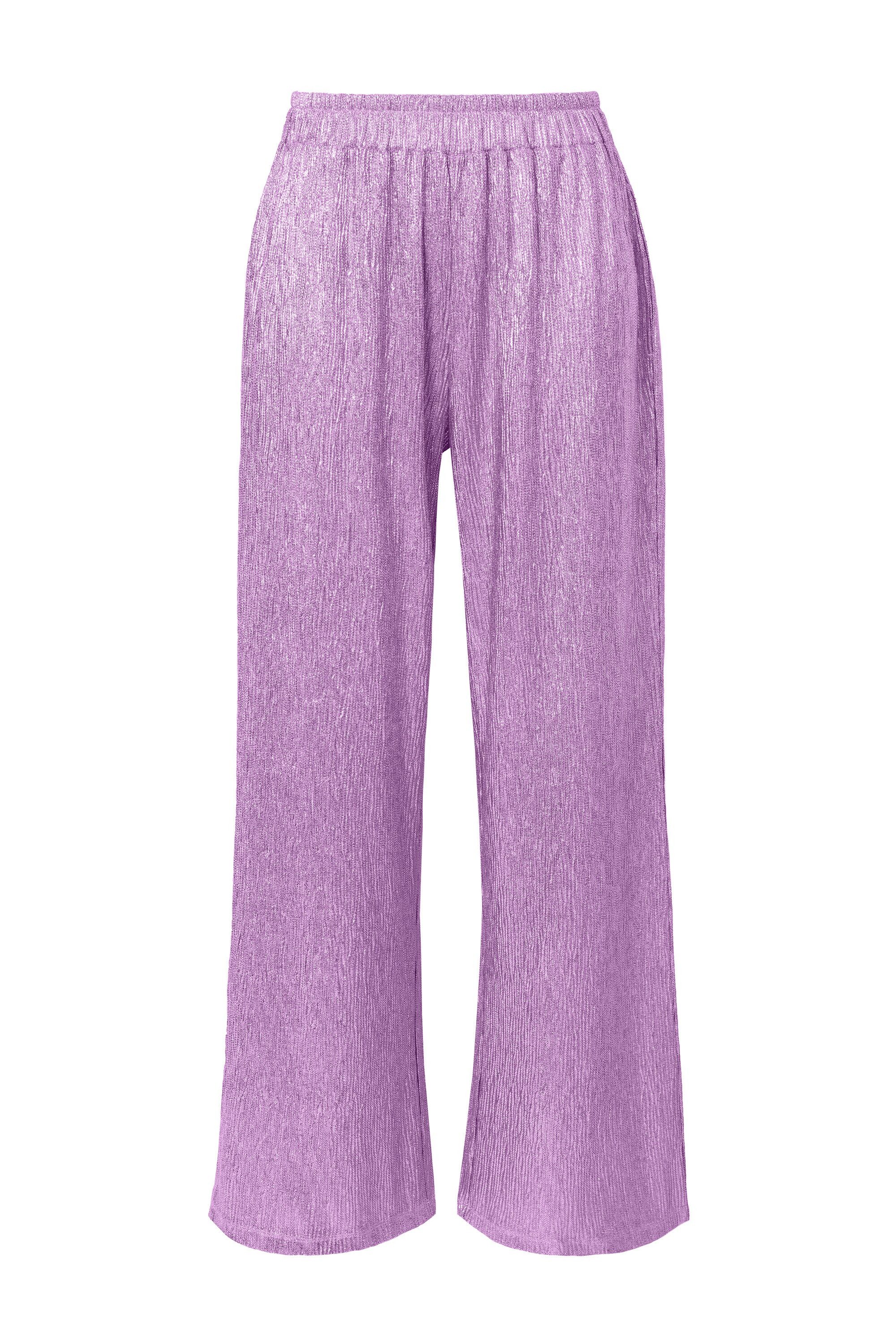 Studio Untold Schlupfhose Glitzerhose Wide Straight günstig online kaufen