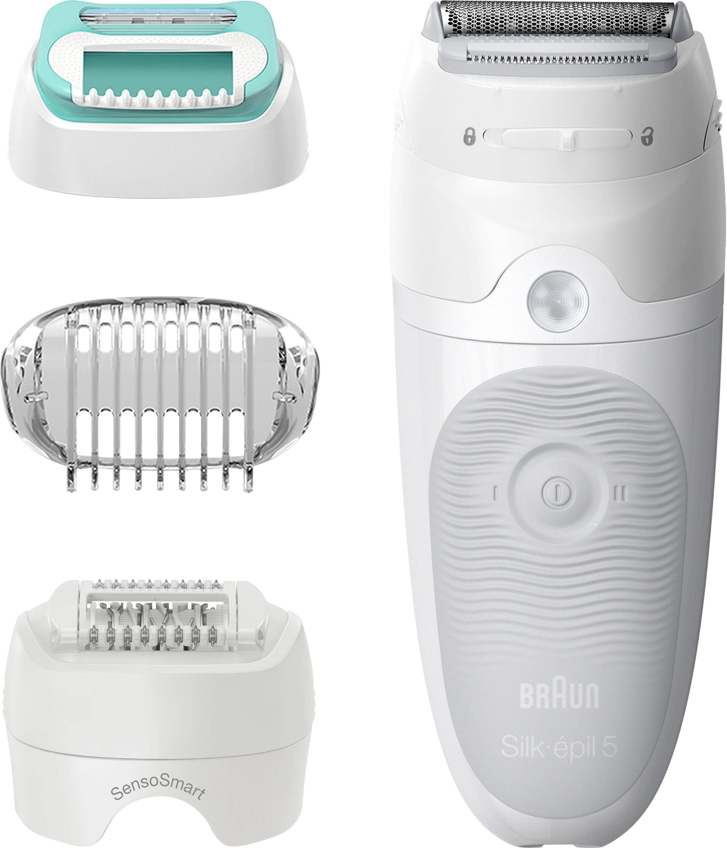 Braun Epilierer Silk-épil 5 5-625, Wet&Dry, Micro-Grip-Pinzetten-Technologie