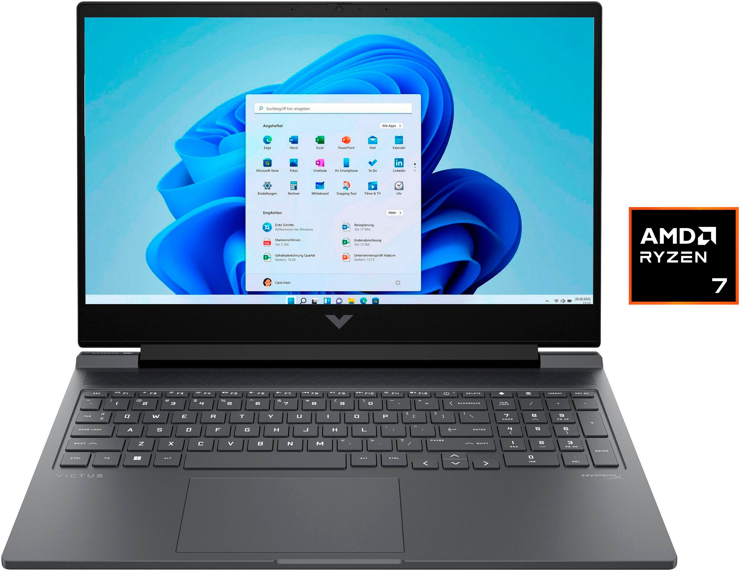 HP VICTUS 16-s1078ng Gaming-Notebook (40,9 cm/16,1 Zoll, AMD Ryzen 7 8840H, GeForce RTX 4070, 1000 GB SSD)