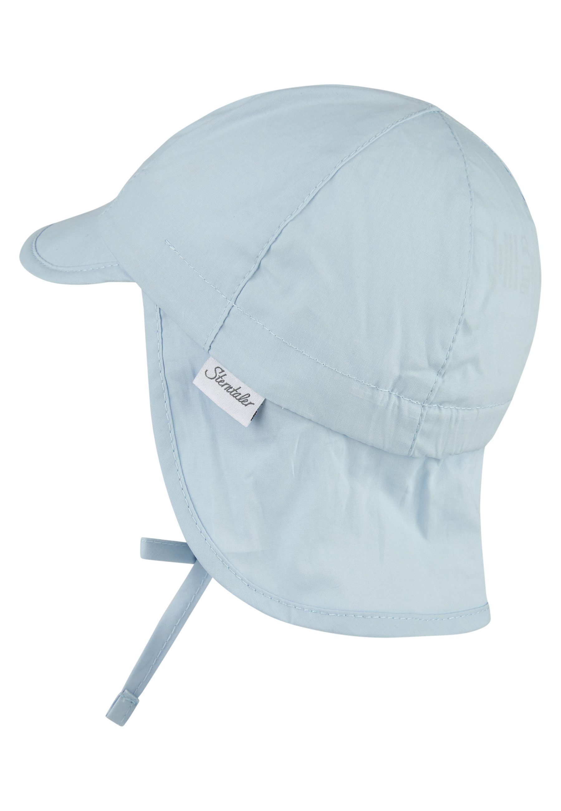 Sterntaler® Schirmmütze UV-Schutz 50+ Schirmmütze mit Nackenschutz uni (1-St) Mütze mit Nackenschutz aus UV-Popeline unifarben – Bild 3 von 5