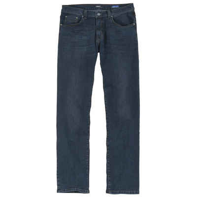 Pionier Bequeme Jeans Große Größen Stretch-Jeans Rando blue/black used mustache Pioneer