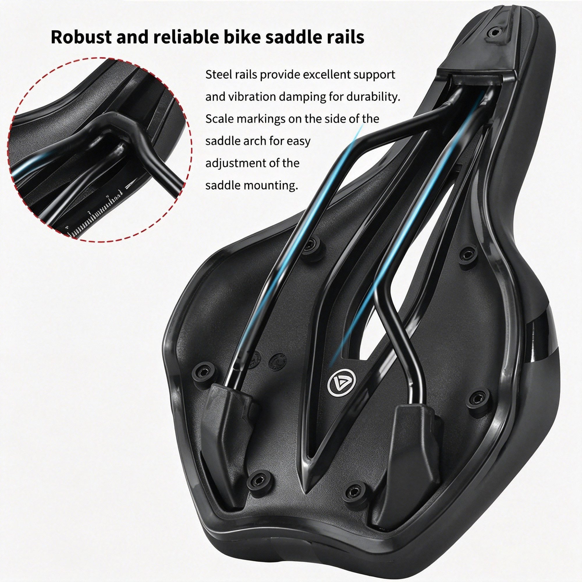 Fyrove Fahrradsattel Memory-Schaum Fahrradsattel universal für MTB Rennrad Ebike (Fahrradsattel Sattel Bikesattel Mountainbikesättel Ergonomisch Superleicht, 1-tlg., Lieferinhalt: 1 x Carbon Fahrradsattel), Memory Schaum Fahrradsattel Mountainbikesättel Universal