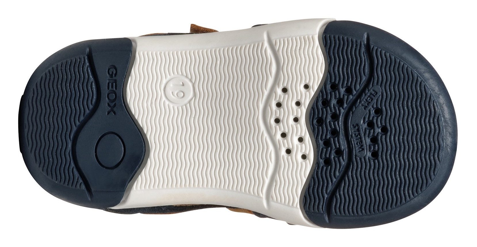 Geox B SANDAL ZAPITO BOY Lauflernschuh, Babyschuh, Sandale, Trekking Schuh mit Klettverschluss