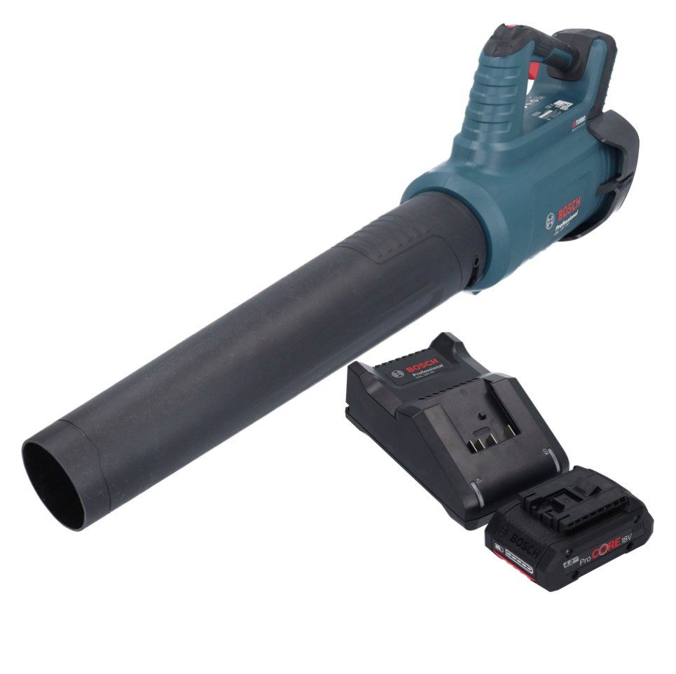 Bosch Professional Akku-Laubbläser GBL 18V-750 Professional Akku Gebläse 18 V BITURBO Brushless + 1x