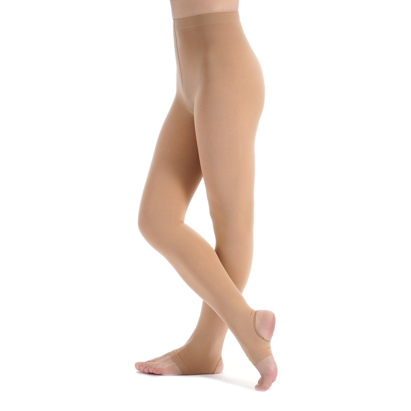 tanzmuster Strumpfhose Damen Ballettstrumpfhose Dalia mit Steg wunderbar weich, elastisch und strapazierfähig
