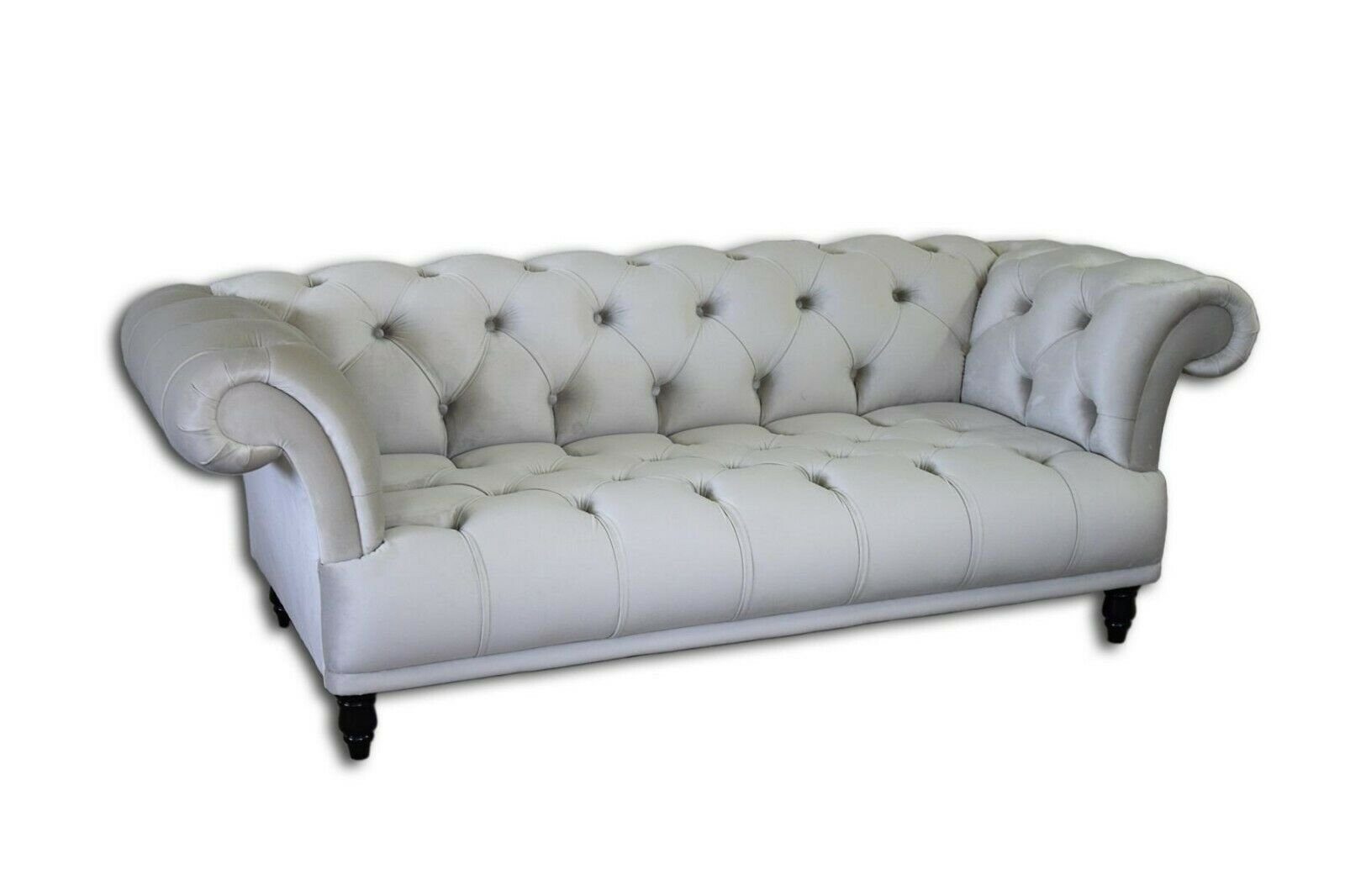 3- 3-Sitzer Design Sitzer JVmoebel Chesterfield Klassik in Sofa, Weiß Couch Made Couch Europe Polster