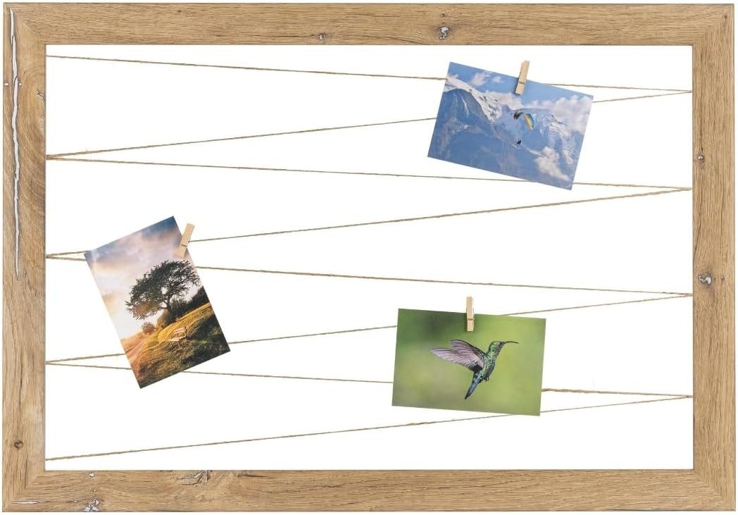 Clamaro Bilderrahmen Eiche Altholz Fotohalter Neo