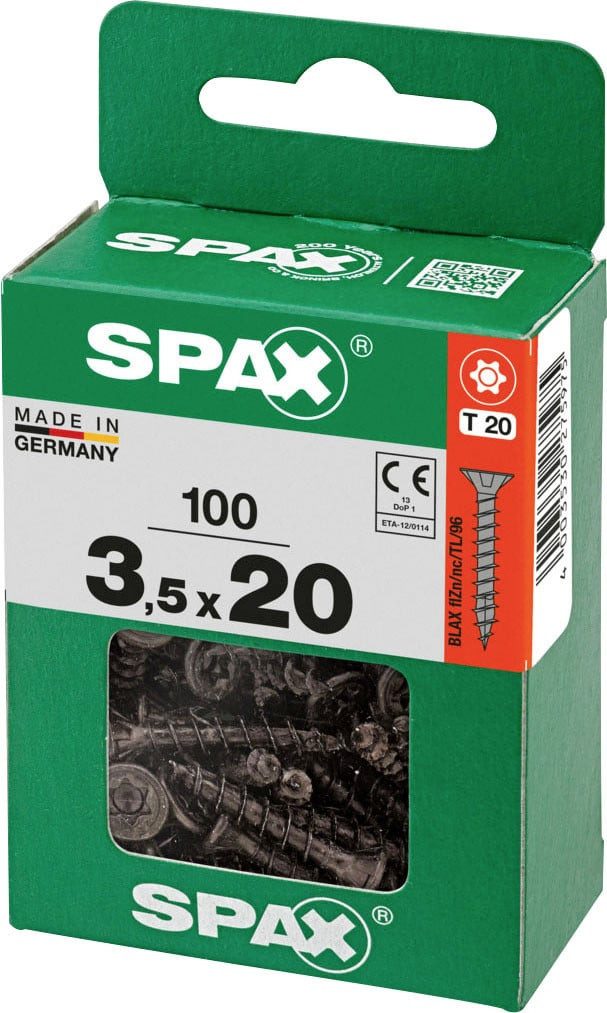 SPAX Schnellbauschraube Spax Universalschrauben 3,5 x 20 mm T20