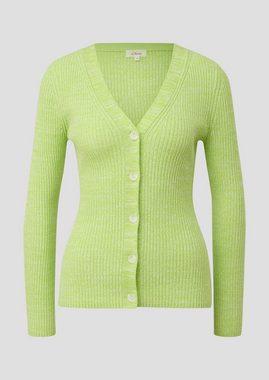 s.Oliver Strickjacke Feine Strickjacke aus Viskosemix