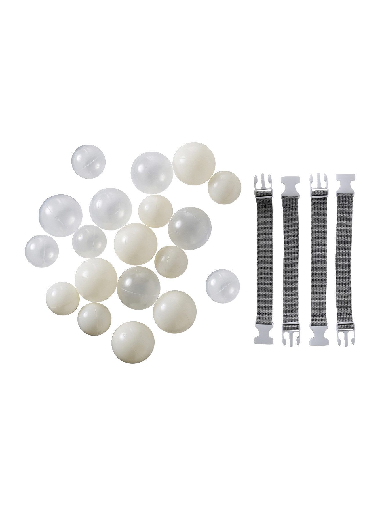 Krabbeldecke Wendbarer und faltbarer Spielteppich mit Bällen, vertbaudet