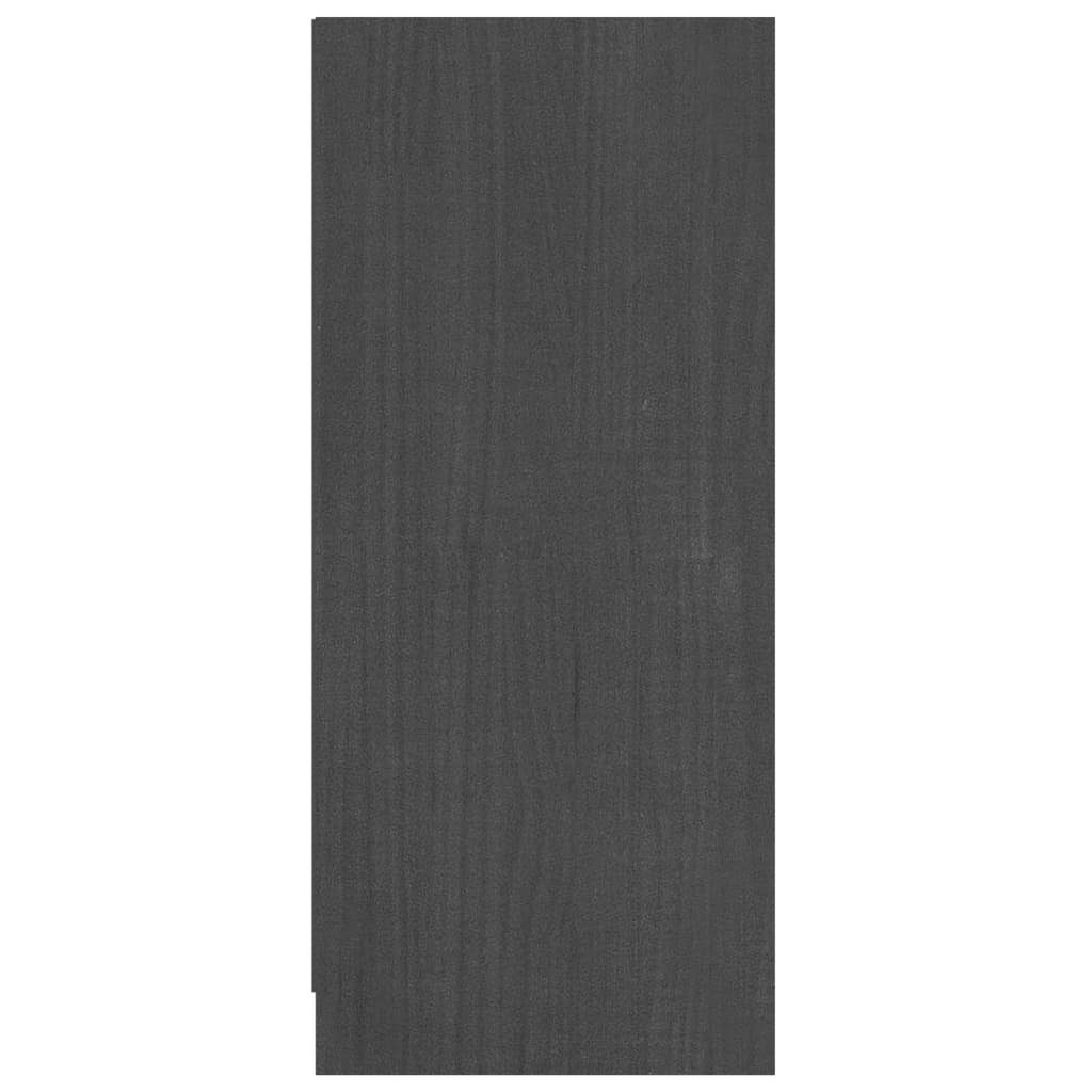 LxBxH: cm, 3012758, Regalwürfel Kiefer-Massivholz in aus Grau möbelando 70x33x76