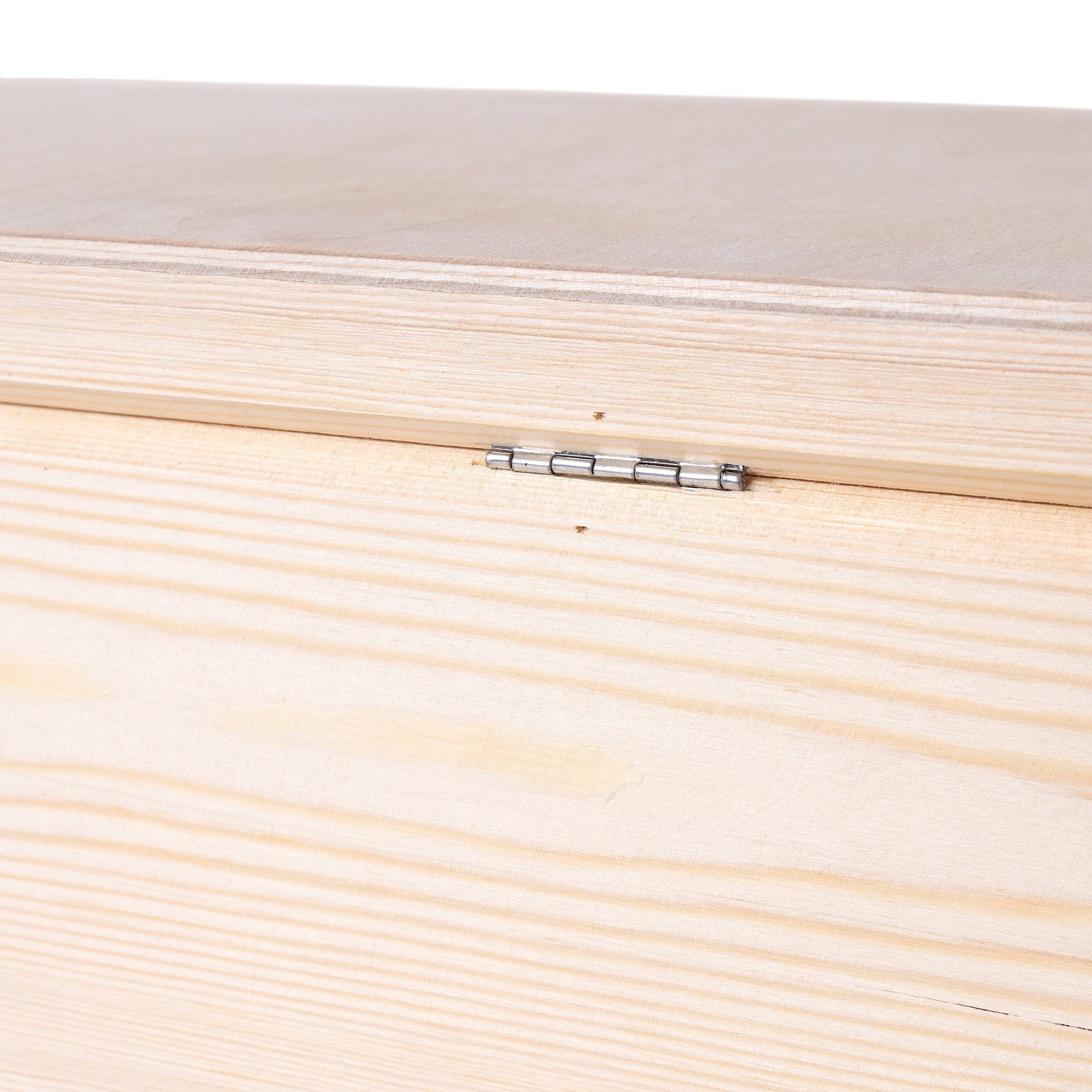 Creative Deco Holzkiste Holzkiste mit Deckel Erinnerungsbox Baby Groß Unlackiert, Unlackiert