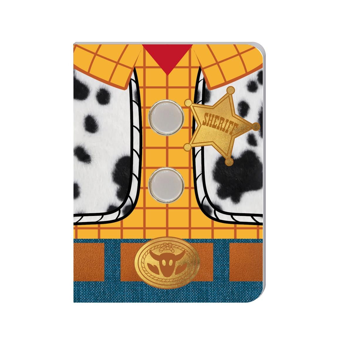 Cerda Notizbuch Disney Pixar Toy Story Woody Plüsch-Notizbuch, Weiche Plüschoberfläche