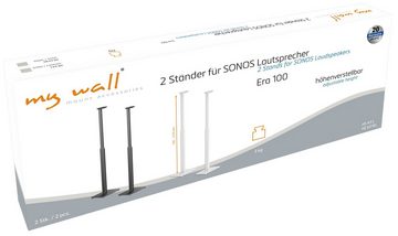 my wall HS43L Lautsprecherständer, (Set, 2-teilig, höhenverstellbar,M5 Lautsprecheranschluss,integriertes Kabelmanagement)