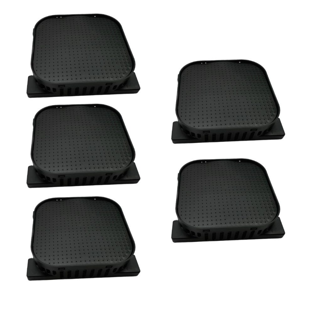 Trade-Shop Aktivkohlefilter 5x passend für Liebherr RBsfe RBstd RDsfd RDsfe Rd Re Rf Rsdd Rsfd, Zubehör für Kühlschränke, Maße: ca. 47 x 42 x 11mm / Ersatzfilter entfernt unangenehme Gerüche