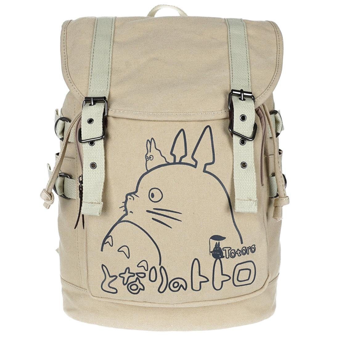 GalaxyCat Daypack »Totoro Leinen Rucksack im Seesack Design, Beige«,  Outdoor Rucksack mit Totoro online kaufen | OTTO