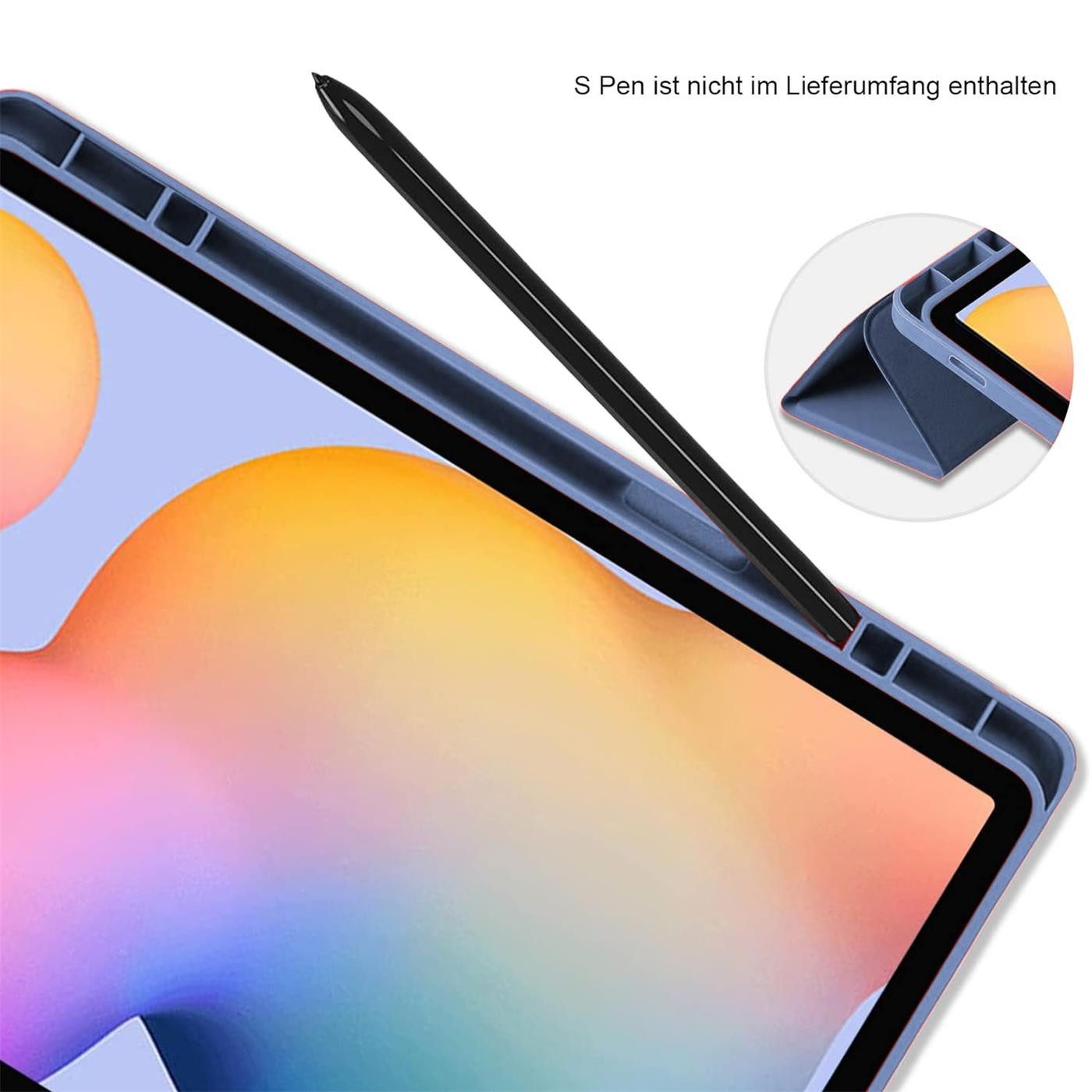 CoolGadget Tablet-Hülle Smart Cover für Samsung Galaxy Tab A7 10.4 T500 22,1 cm(8,7 Zoll), Schutz Tasche aufstellbar mit Stift Halter für Galaxy Tab A7 10.4 T500