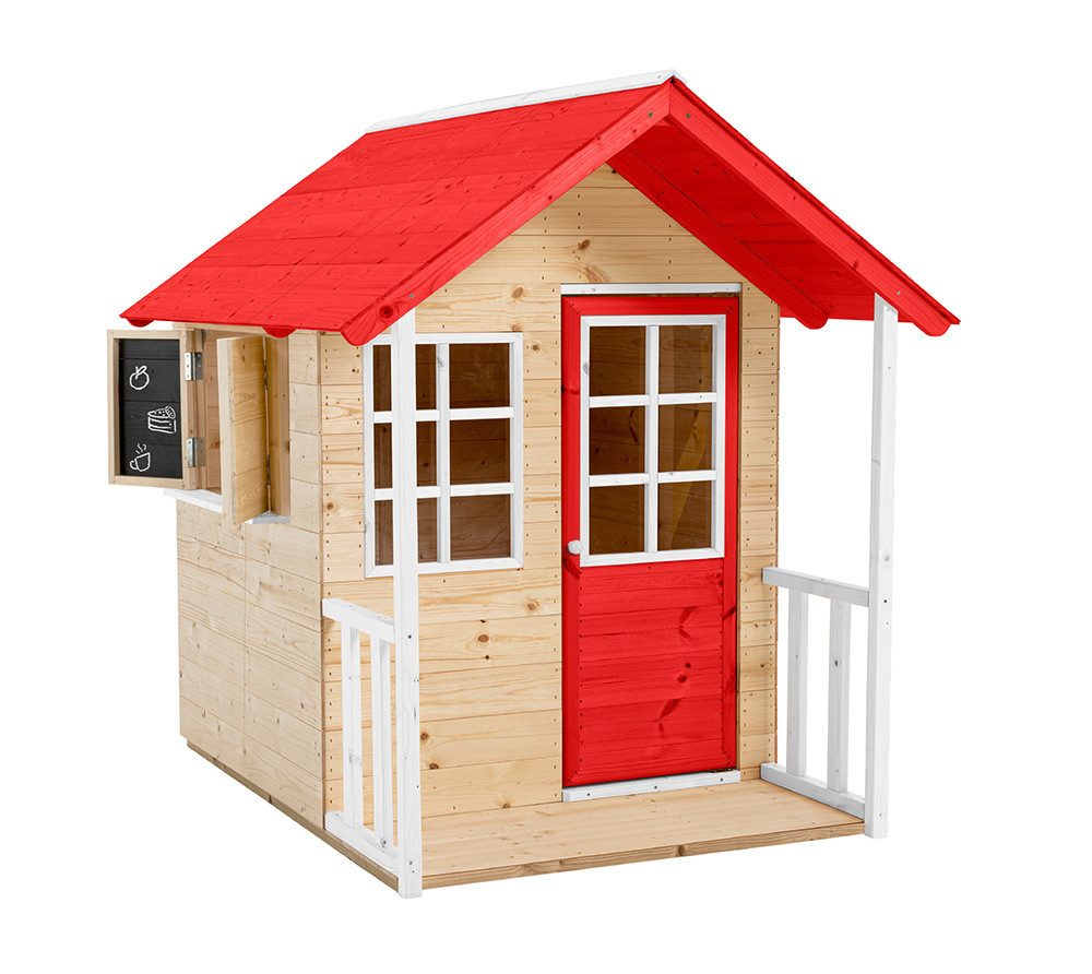 Zwerkules Spielhaus Lolla, Einfach zusammengebaut, Altersempfehlung ab 18 M., LxBxH 135x120x139cm