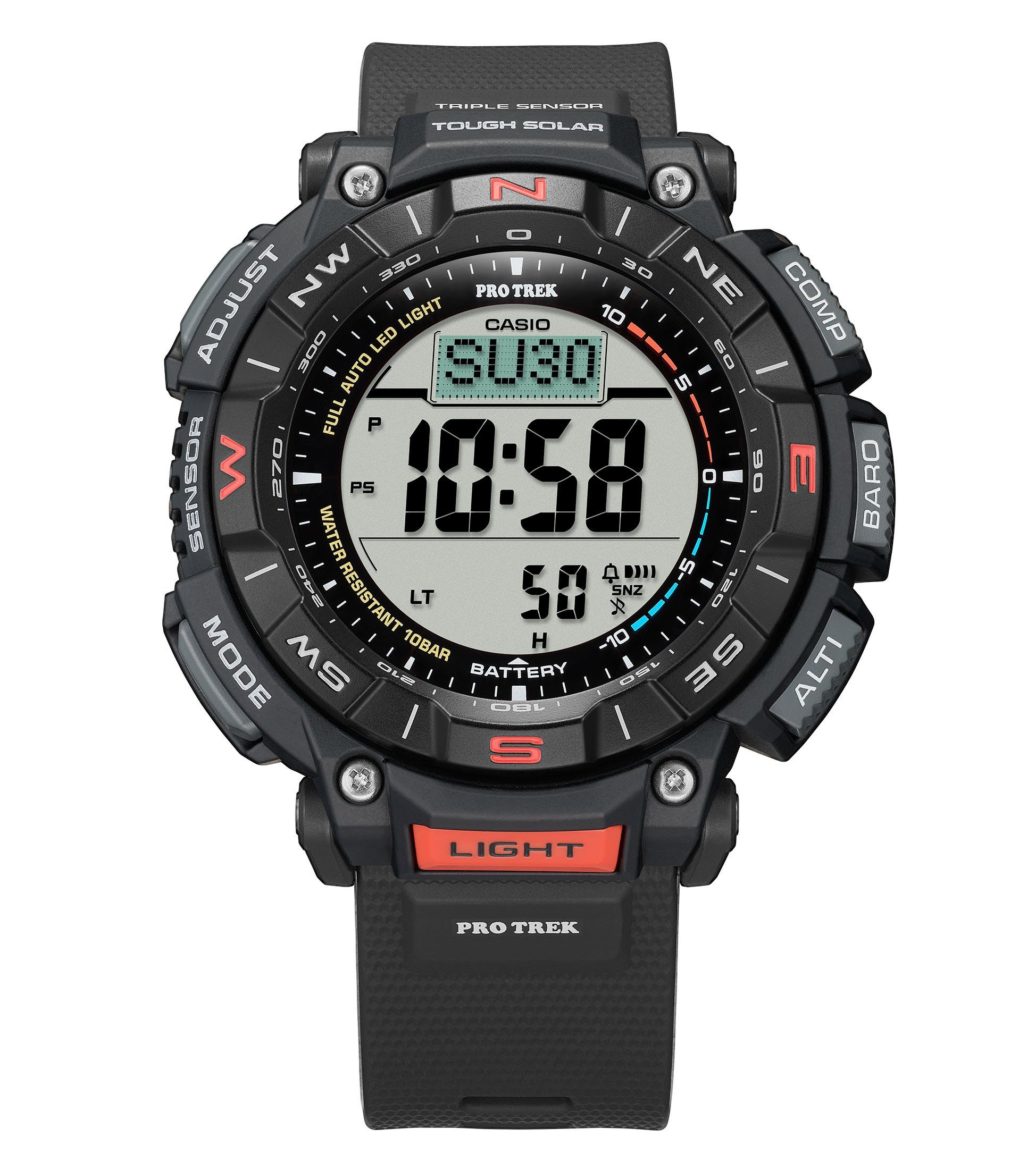 CASIO Solaruhr, Casio PRG-340-1ER Pro Trek Outdoor Herrenuhr günstig online kaufen