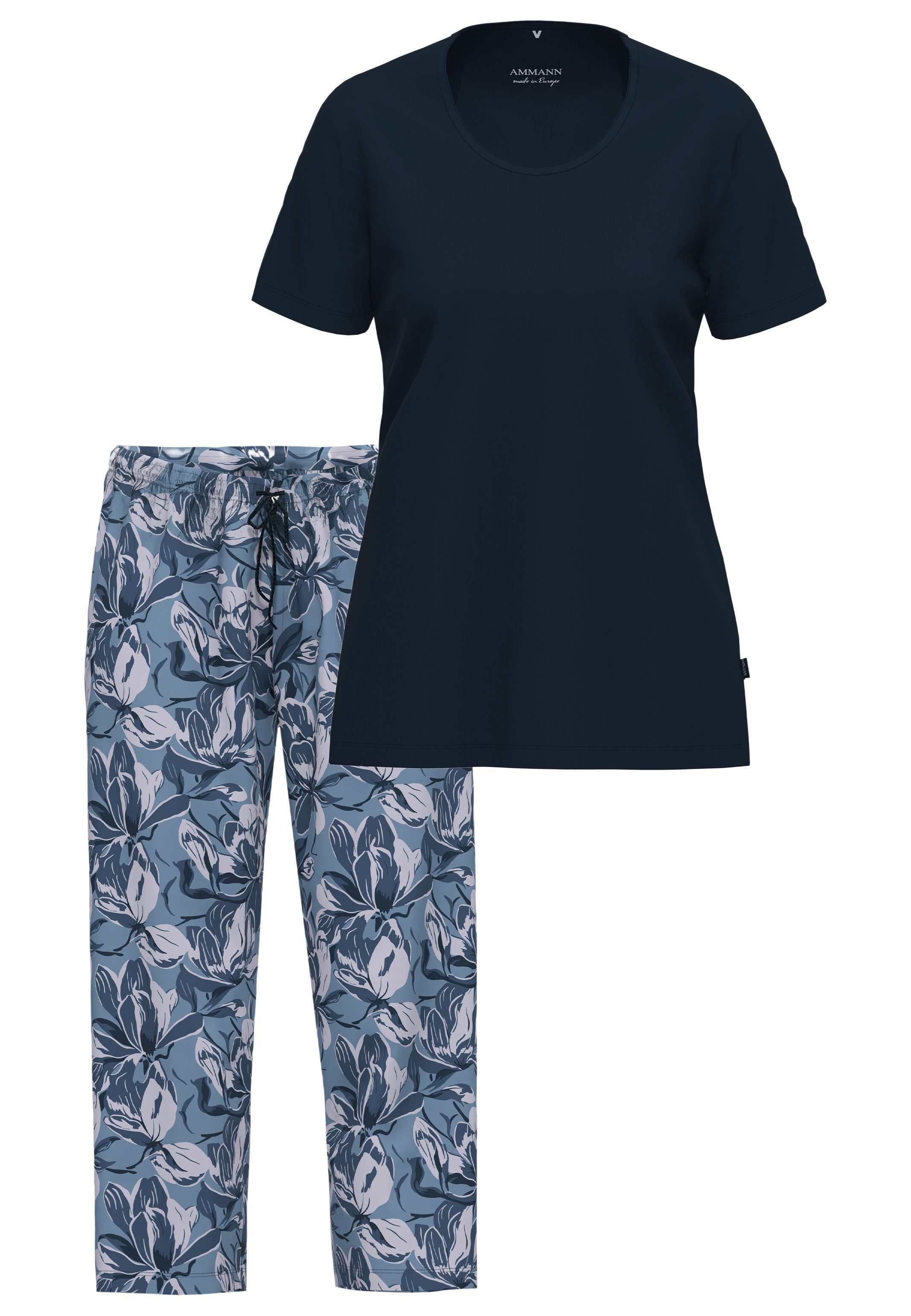 Ammann Pyjama Night & Home (Set, 2 tlg) Schlafanzug - Baumwolle - Atmungsaktiv