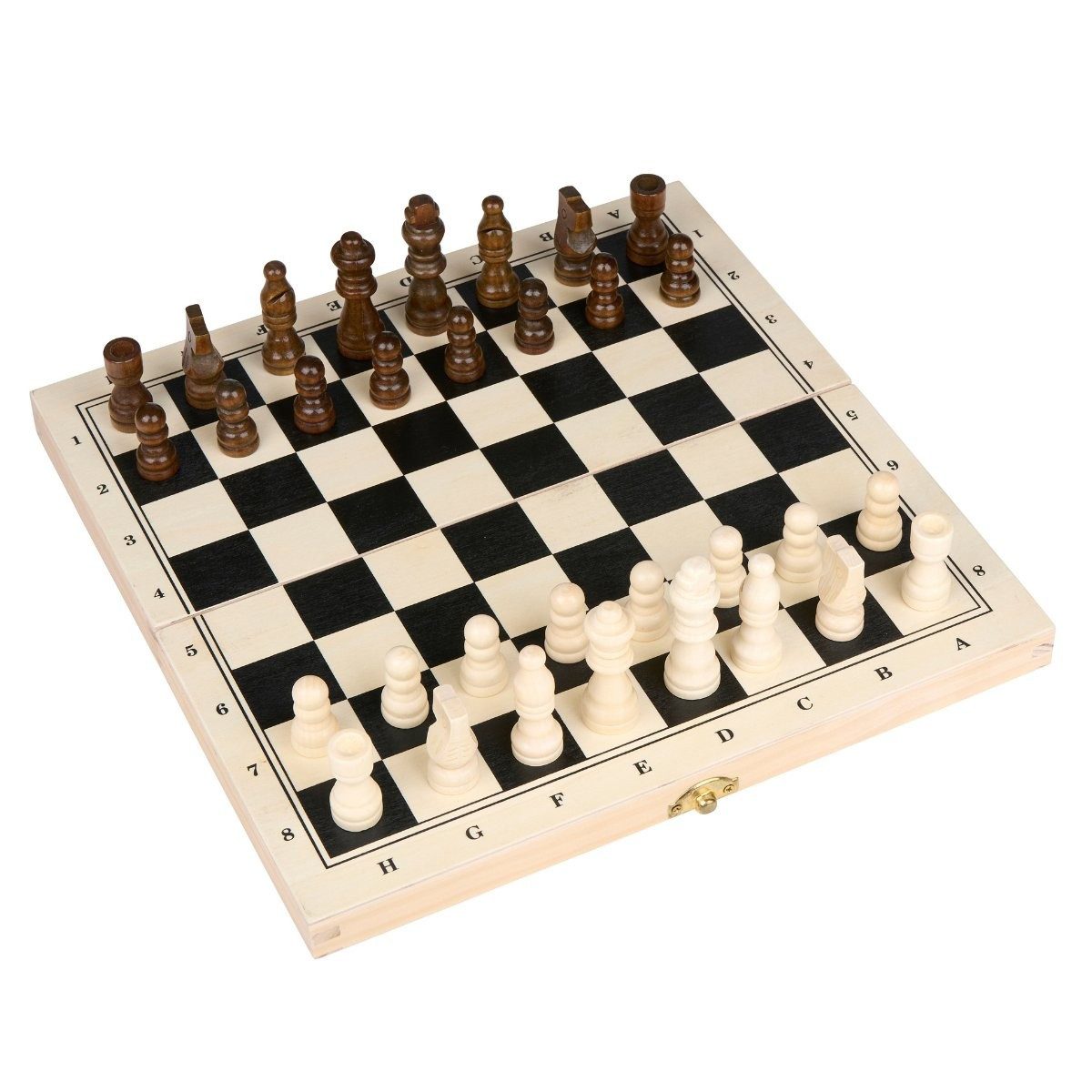 Eddy Toys Spiel Eddy Toys Schach- Und Damespiel Holz