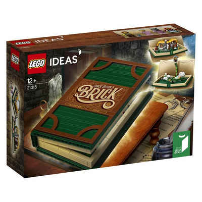 LEGO® Konstruktionsspielsteine LEGO® Ideas - Pop-Up-Buch, (Set, 859 St)