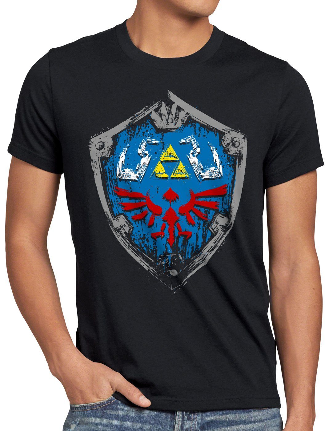 style3 T-Shirt Hylia-Schild link hyrule gamer zelda link nintendo switch