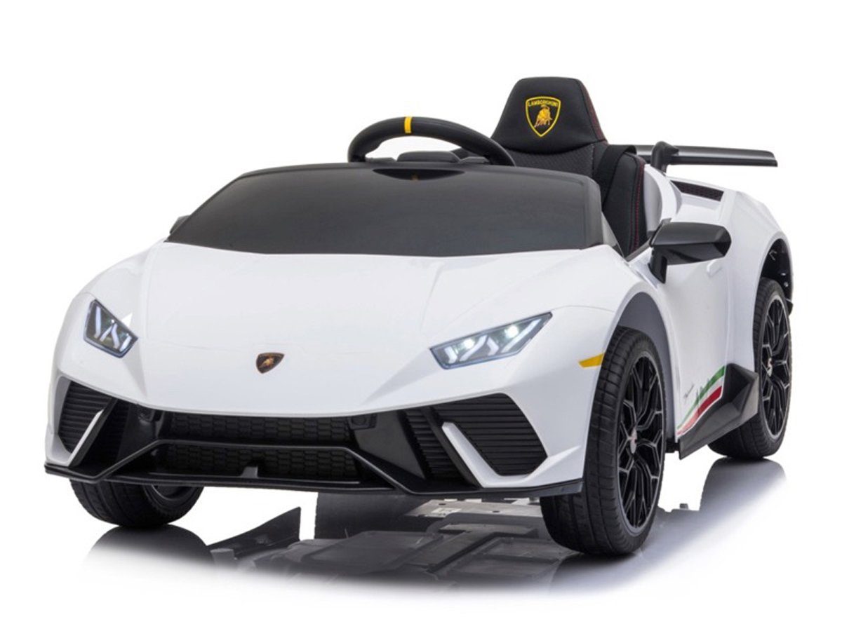 TPFLiving Elektro-Kinderauto Lamborghini Huracan, Belastbarkeit 30 kg, mit  Fernbedienung - Cabrio - Sportwagen - Kinderauto - Elektroauto -  Kinderfahrzeug mit Soft-Start und Bremsautomatik - 2 x 12 V Motoren - 2 x
