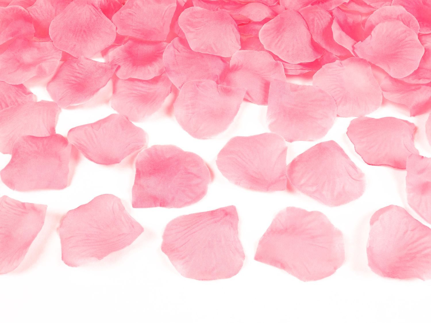 partydeco Streudeko 100 Rosenblätter aus Stoff – Ø 5 cm