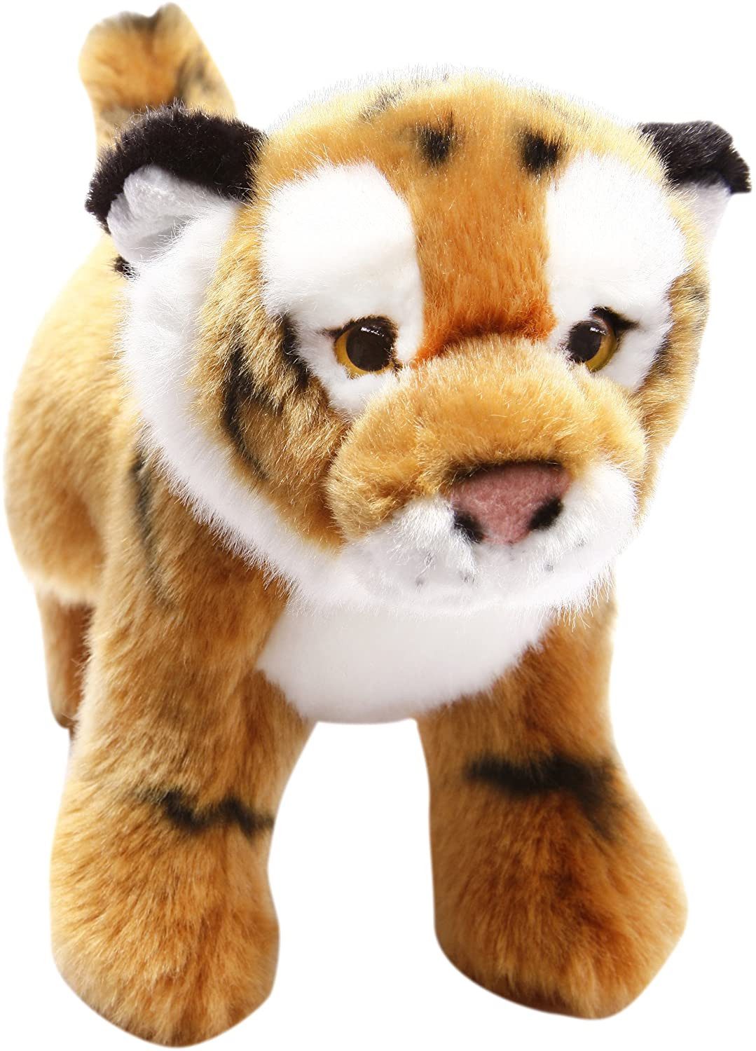 Bauer Spielwaren Kuscheltier Blickfänger Plüschtier Tiger (stehend, 20cm)