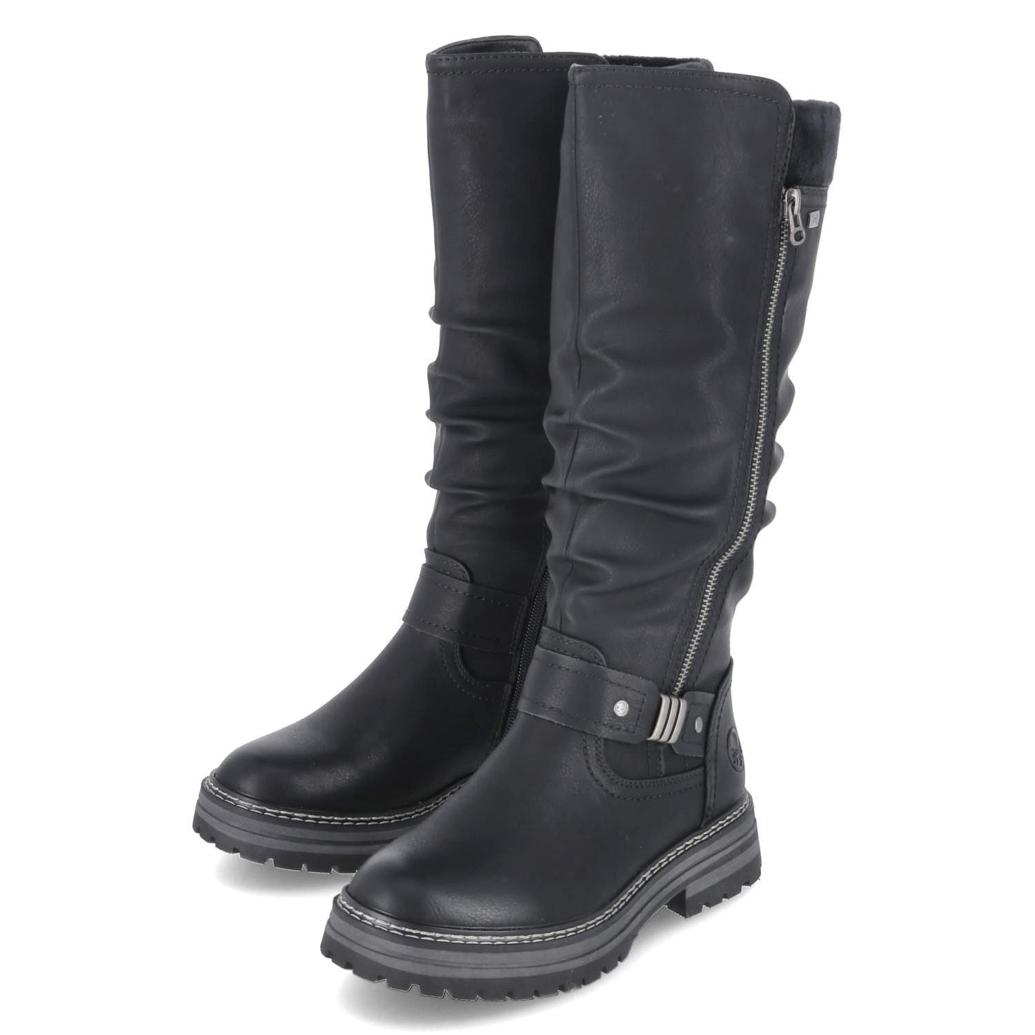 Rieker Rieker 93093-00 Damen Synthetik schwarz Winterstiefel günstig online kaufen