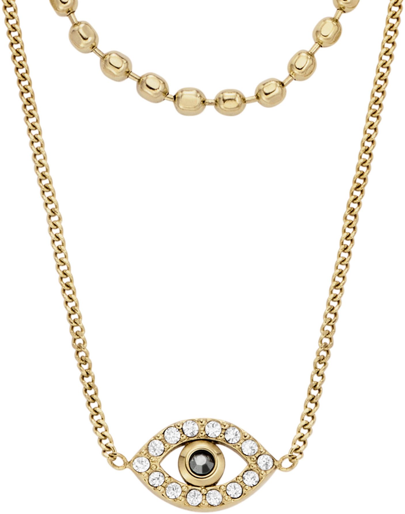 Fossil Kette mit Anhänger Schmuck Edels...