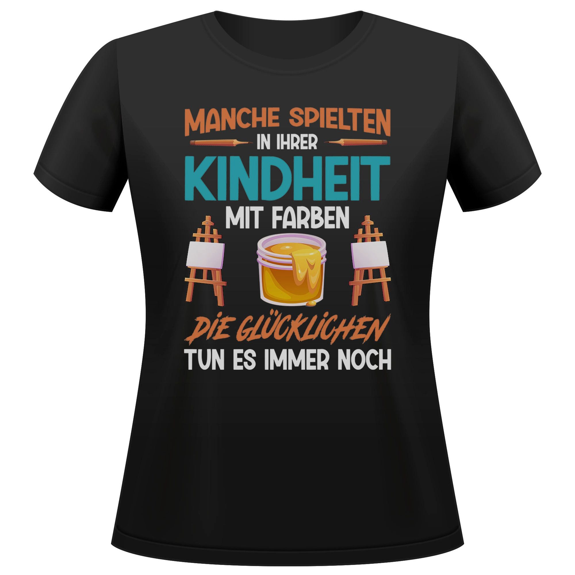 T-Shirt Malerin Geschenk Frauen Spruch Beruf Ausbildung Abschluss
