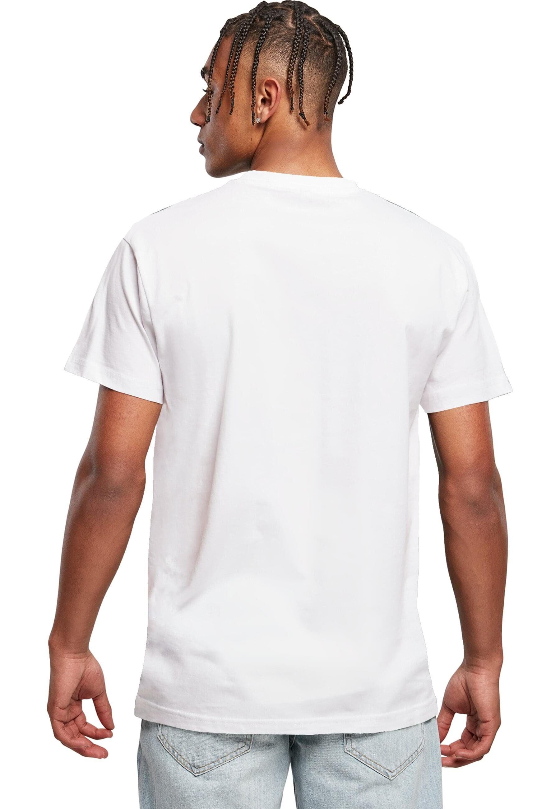 Round with Herren Merchcode paws (1-tlg) T-Shirt white Peanuts Rebel - Neck T-Shirt