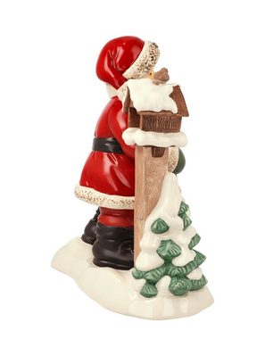 Goebel Weihnachtsfigur Weihnachtsmann mit Vogelhaus "Ein Liedchen für Santa", limitiert mit Zertifikat