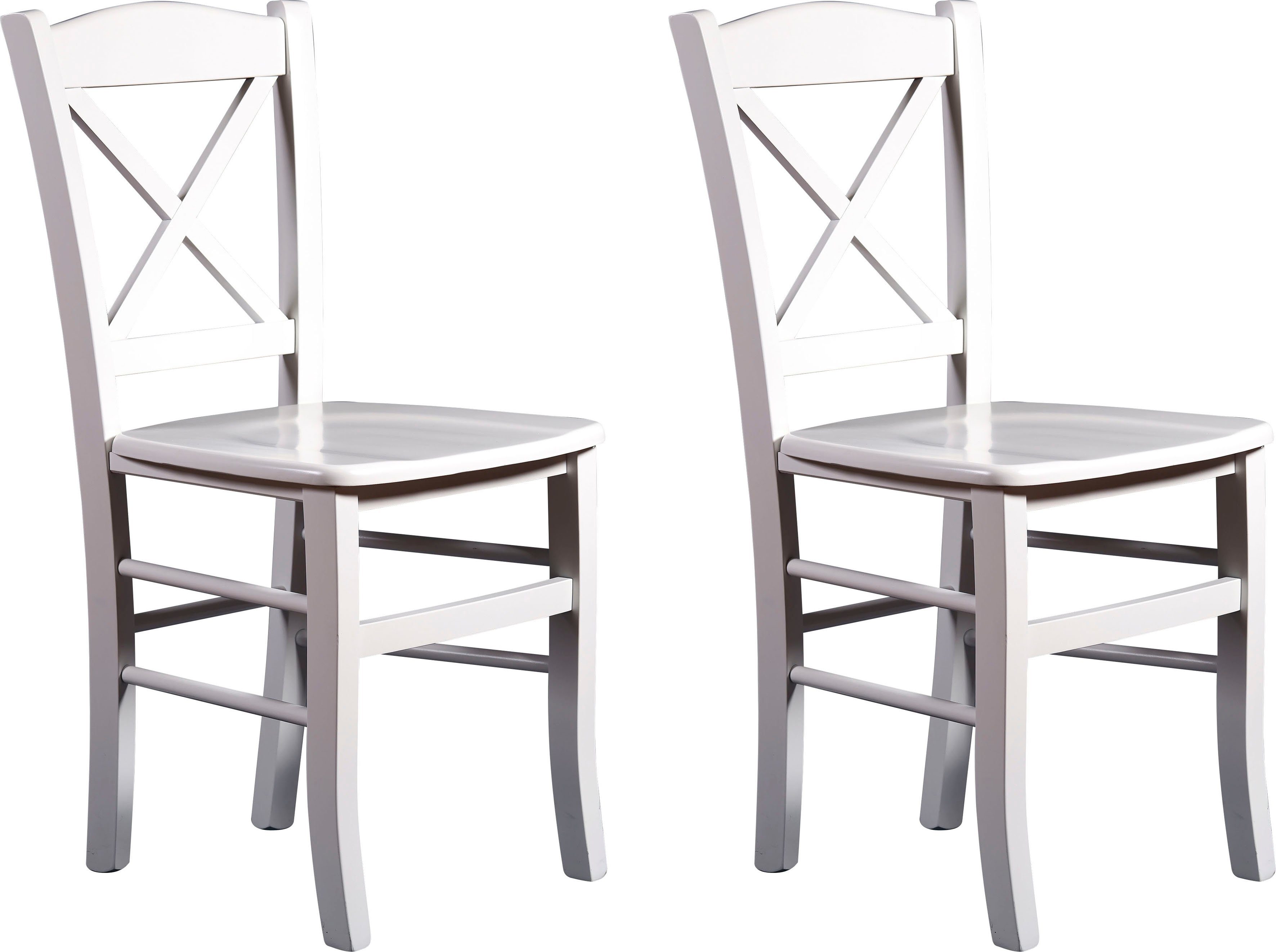 Home affaire 4 Fußstuhl »Clayton« Massivholz | OTTO Home affaire 4-Fußstuhl Clayton beige Holzstühle Stühle Sitzbänke