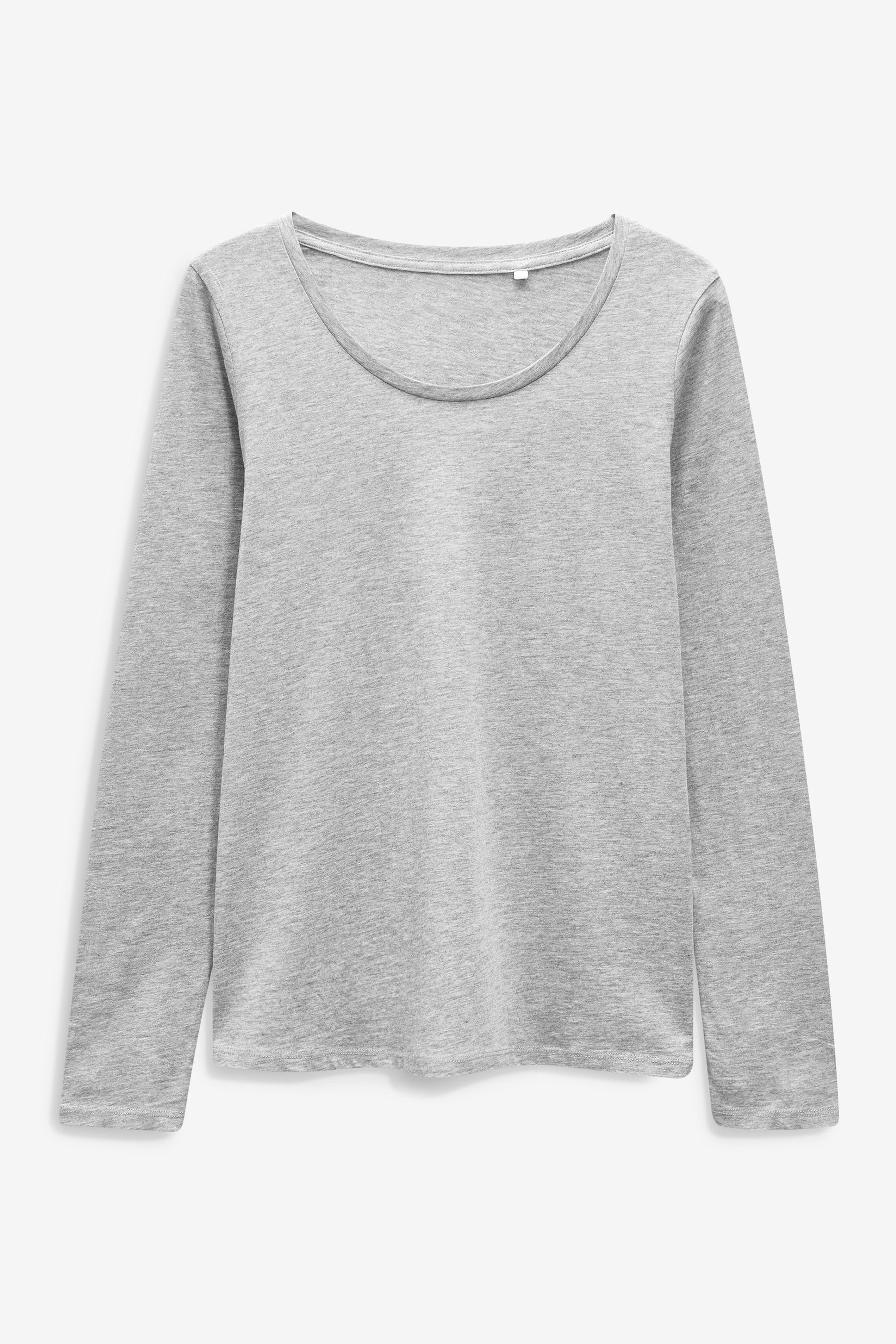 Langarmshirt Next Langärmeliges (1-tlg) Grey Marl Shirt