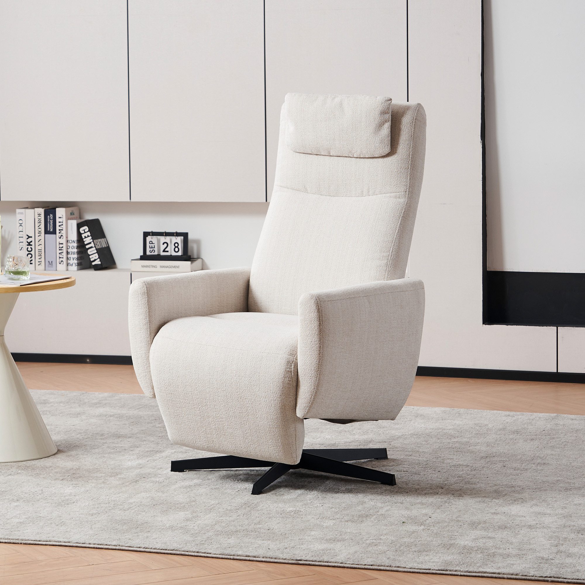 STILVORA Relaxsessel mit Liegefunktion,Loungesessel drehbar,Relaxsessel aus günstig online kaufen