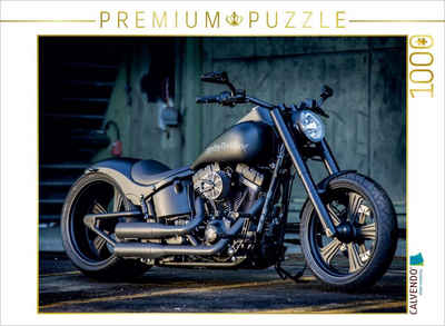 CALVENDO Puzzle CALVENDO Puzzle Harley-Davidson Custombikes 1000 Teile Lege-Größe 64 x 48 cm Foto-Puzzle Bild von Volker Wolf, 1000 Puzzleteile