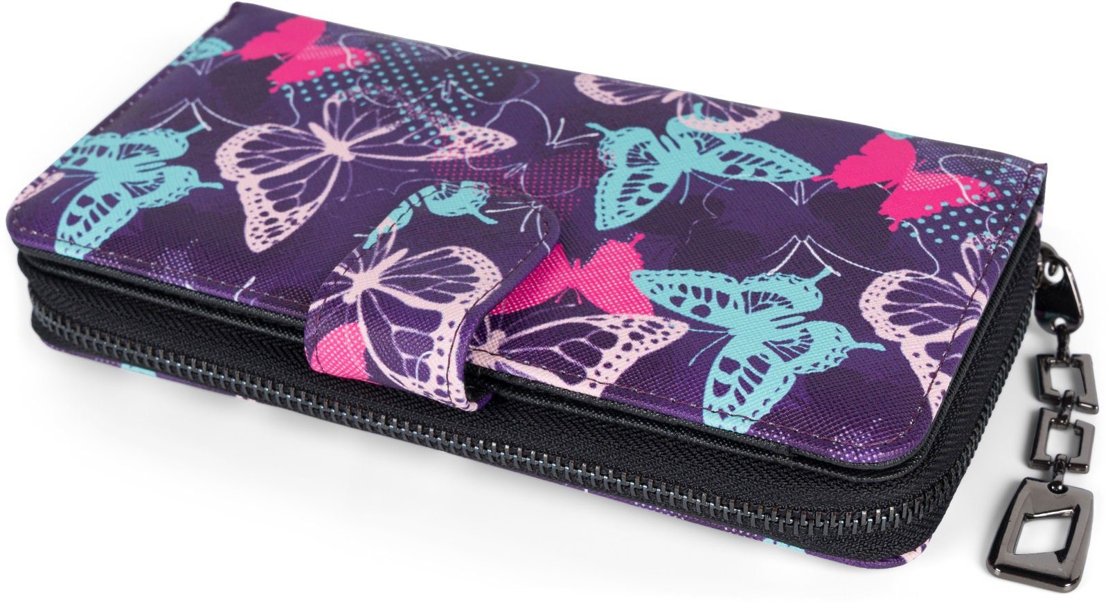 styleBREAKER Geldbörse Geldbörse mit Schmetterling Muster (1-tlg) günstig online kaufen