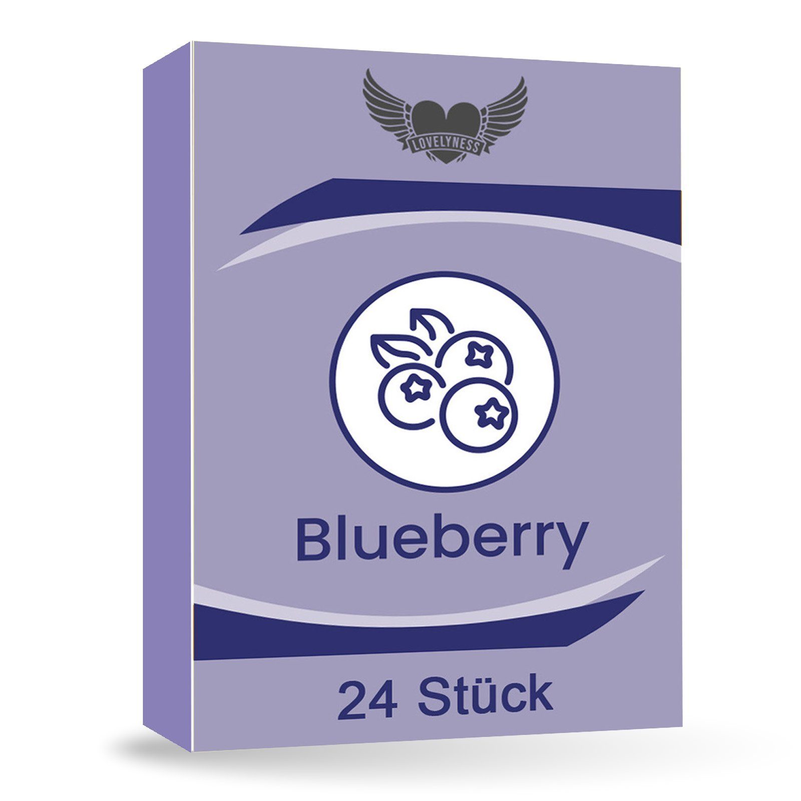 Lovelyness Kondome - mit Geschmack Aroma: Blaubeere
