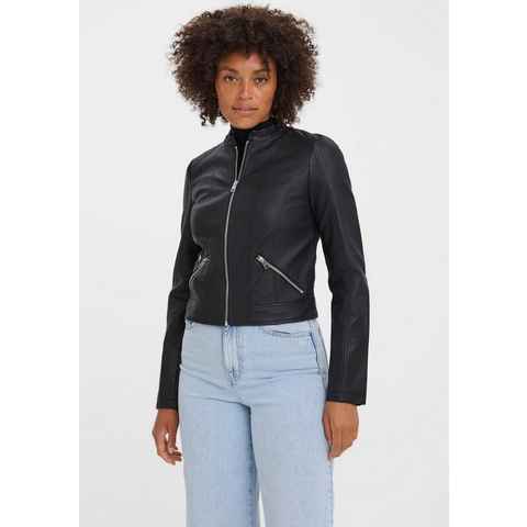 Vero Moda Lederimitatjacke VMKHLOEFAVO 22 SHORT COATED JACKET