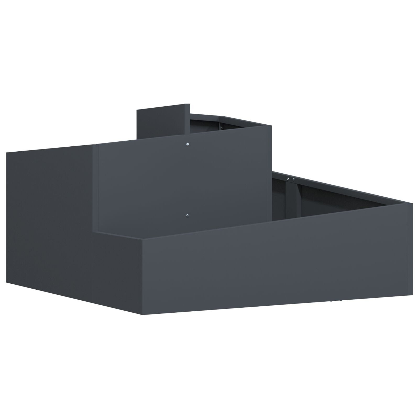 vidaXL Blumentopf Pflanzer Anthrazit 80x80x50 cm günstig online kaufen