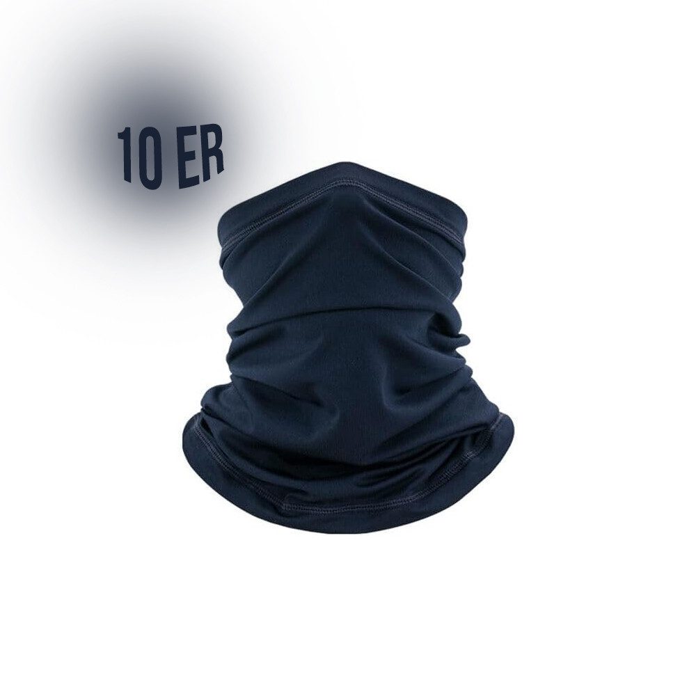 Bandana [10erpack] Schlauchschal Motorrad Fleece Multifuntionstuch Loop