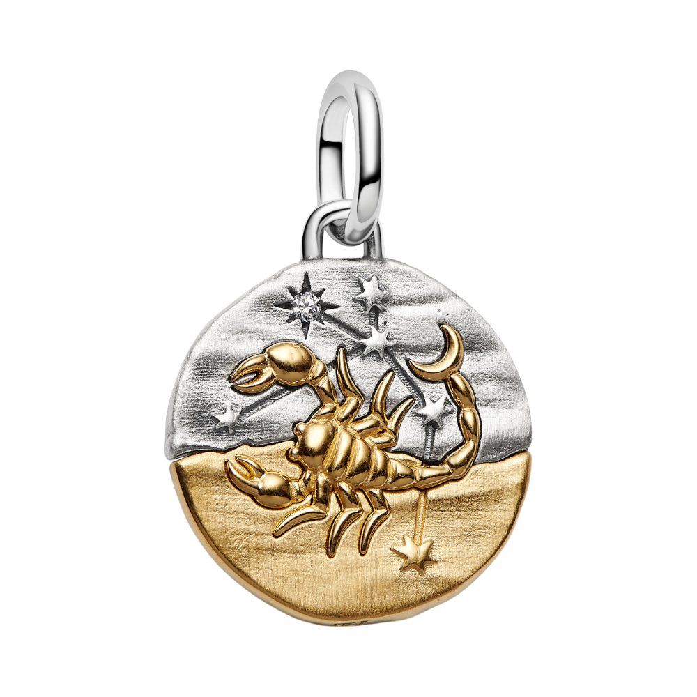 Pandora Charm Sternzeichen 764985C01, Sternzeichen, Skorpion, Zirkonia, Bicolor