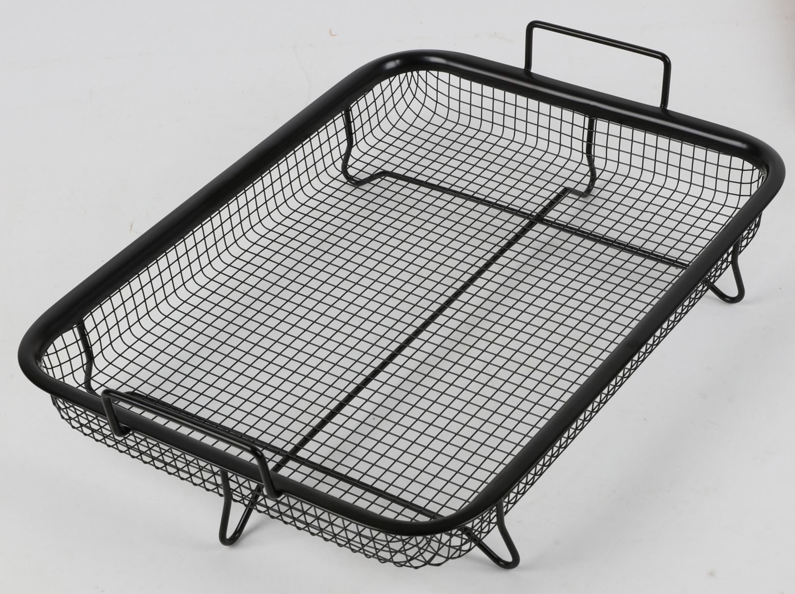 BURI Backblech Backofen Grillkorb Edelstahl Ofen Grillgitter Pommes Hähnchen Gemüse – Bild 4 von 4