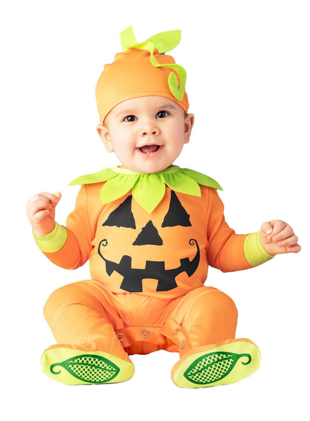 In Character Kostüm Kleiner Kürbiskopf Kostüm für Babys, Niedliches Halloweenkostüm für die Всеrkleinsten