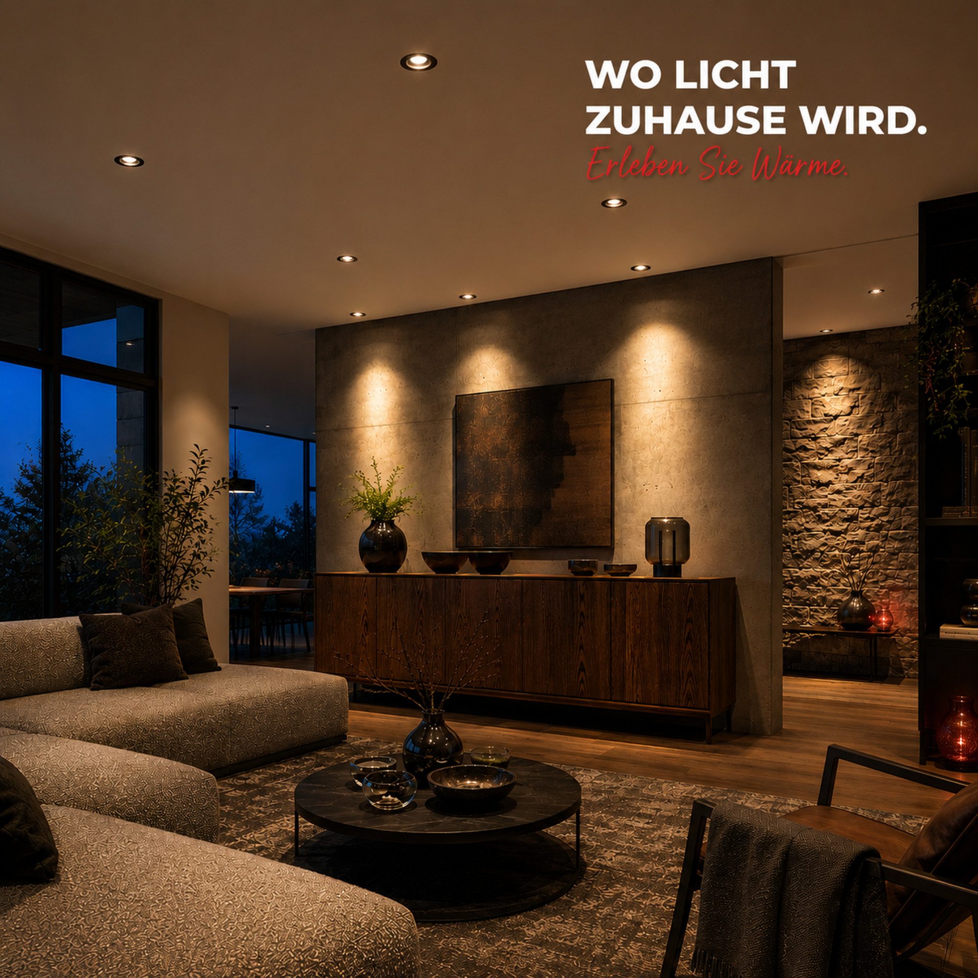 Maxkomfort LED Einbaustrahler 6/12er-Set Ultraflach & Schwenkbar, 3 Lichtfarben umschaltbar, LED fest integriert, (3000K/4000K/6500K), IP20 Deckenspots für Wohnzimmer, Küche & Flur - Ø82x25mm