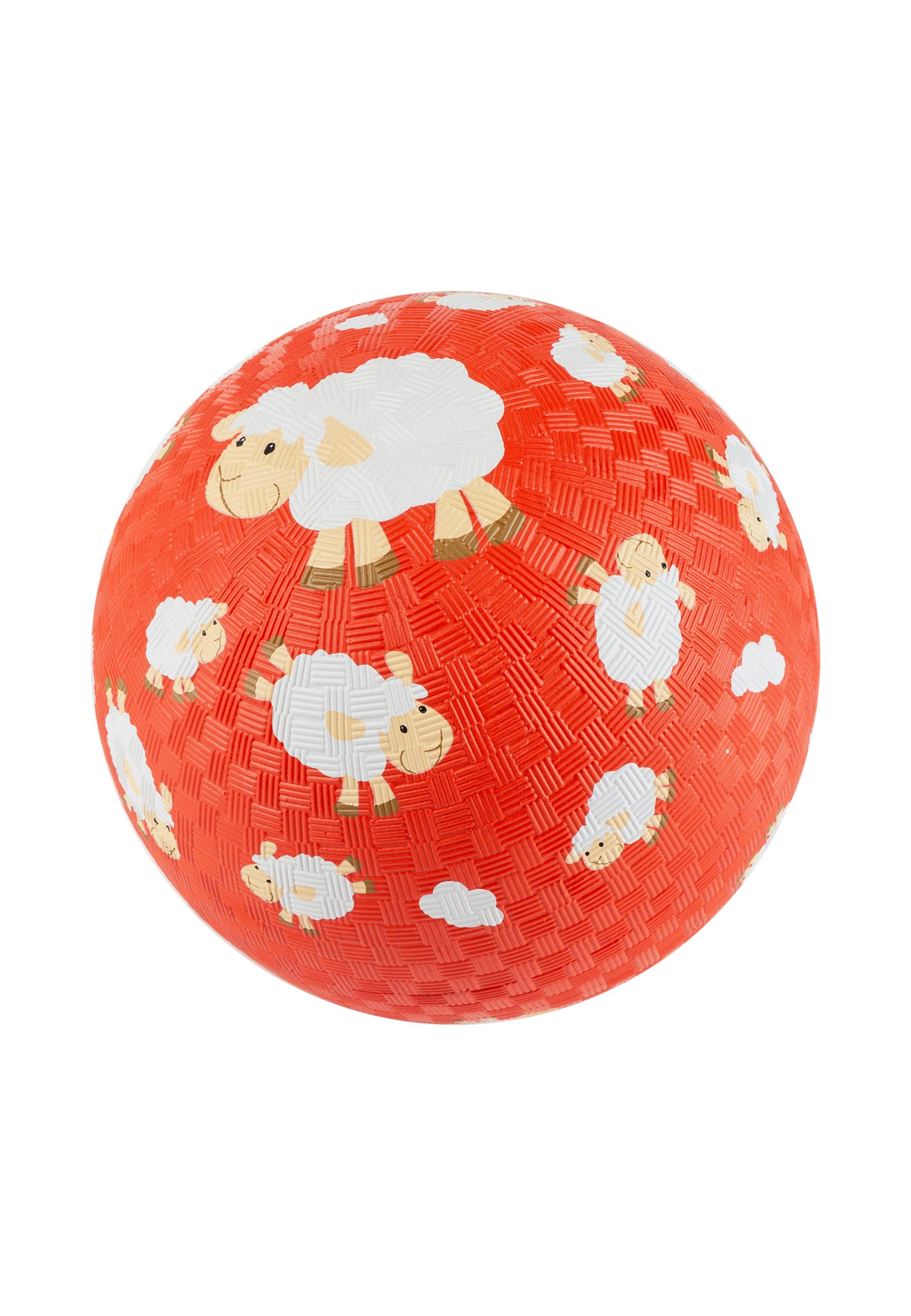 Sigikid Spielball Kautschukball Schaf rot, 17cm für Kinder Mädchen (1-St)