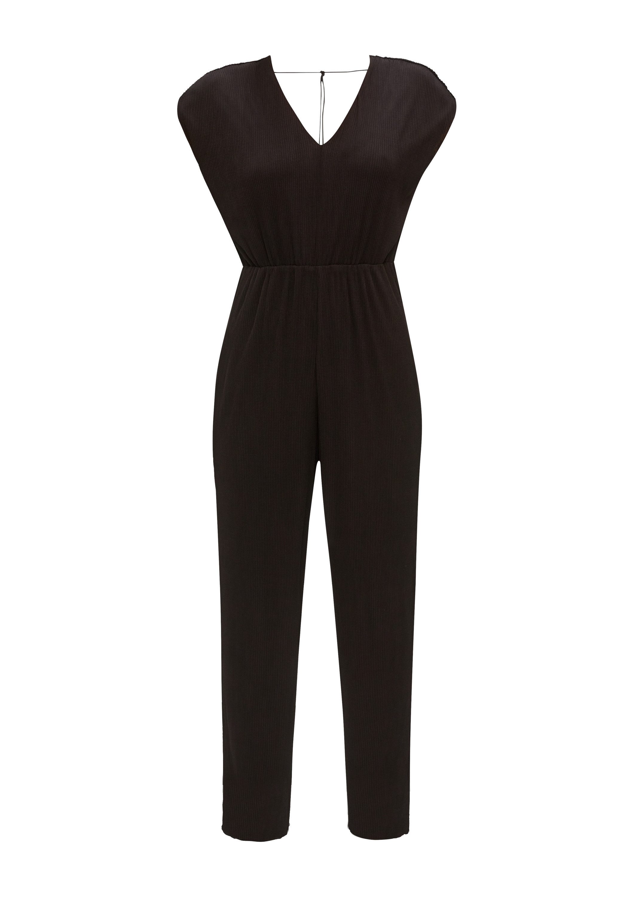 s.Oliver Jumpsuit Overall Plissierter Jumpsuit aus Mesh günstig online kaufen